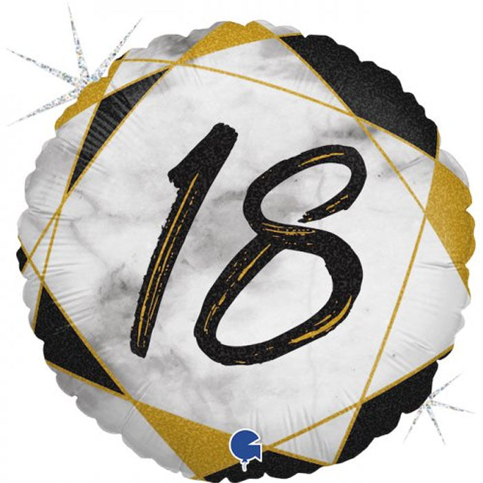Black Marble Milestone Birthday Foil | The French Kitchen Castle Hill