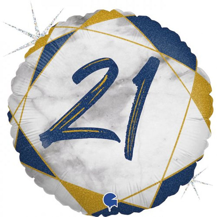Blue Marble Milestone Birthday Foil | The French Kitchen Castle Hill