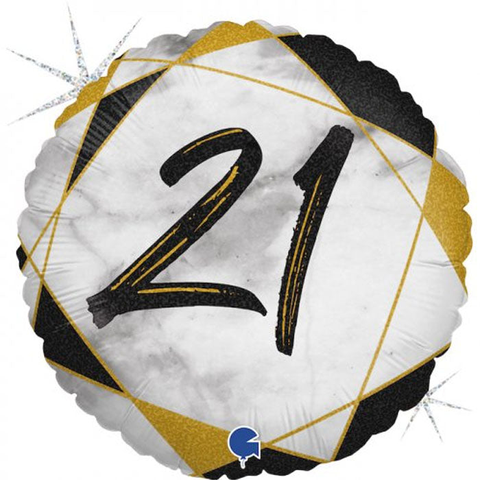 Black Marble Milestone Birthday Foil | The French Kitchen Castle Hill