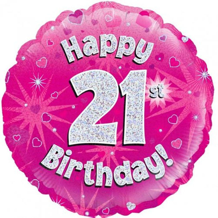 Pink Holographic Milestone Birthday Foil | The French Kitchen Castle Hill