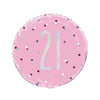 21  Silver Foil Balloon 45cm