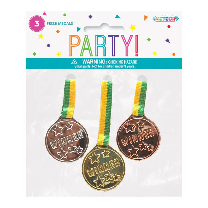 Prize Medals 3pk