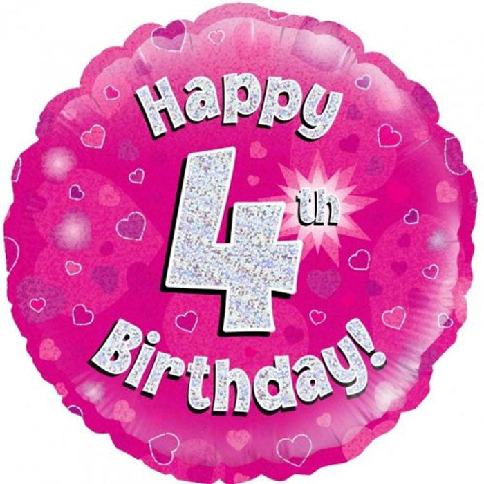 Pink Holographic Milestone Birthday Foil | The French Kitchen Castle Hill