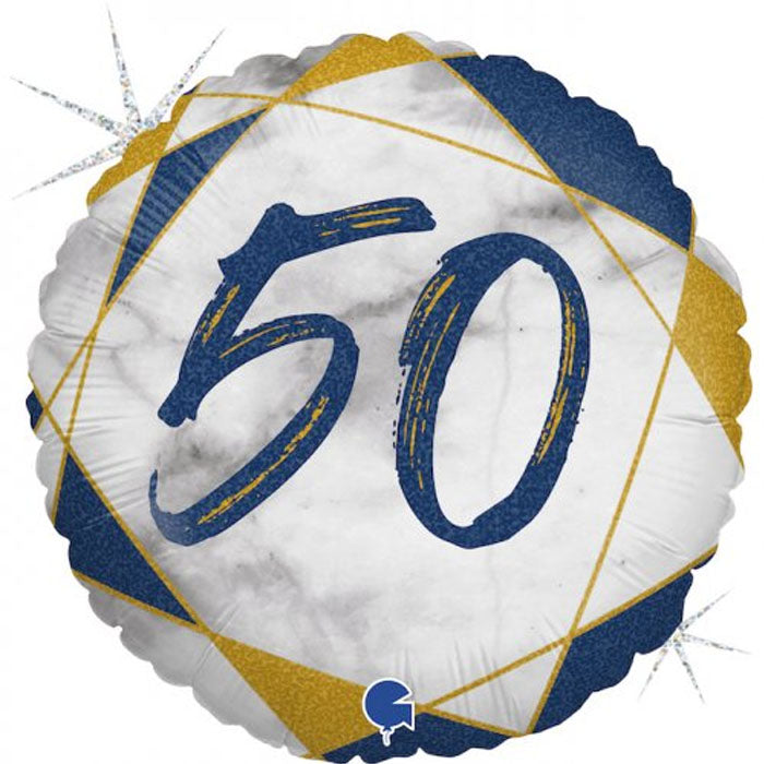 Blue Marble Milestone Birthday Foil | The French Kitchen Castle Hill