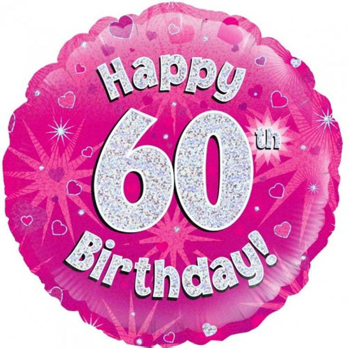 Pink Holographic Milestone Birthday Foil | The French Kitchen Castle Hill