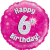 Pink Holographic Milestone Birthday Foil