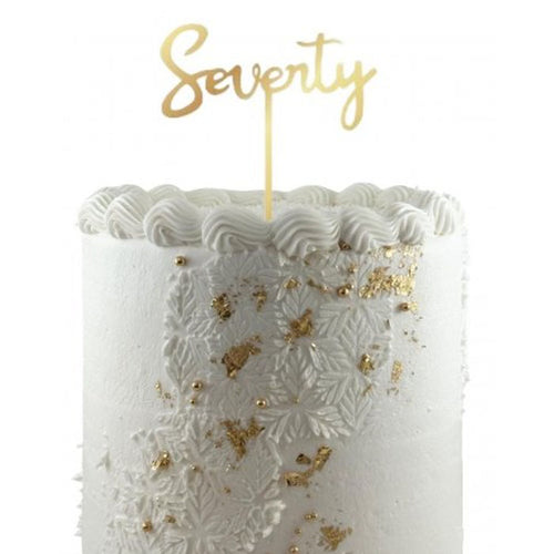 Seventy Cake Topper Acrylic | The French Kitchen Castle Hill