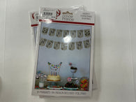 Merry Christmas Bunting Foil Print