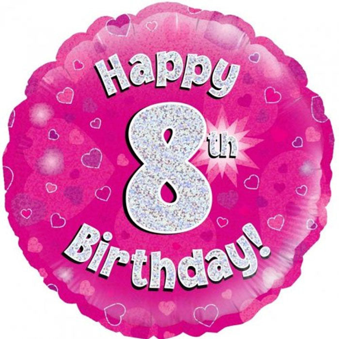 Pink Holographic Milestone Birthday Foil | The French Kitchen Castle Hill