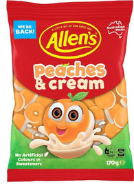 Allen's Peaches and Cream 170g