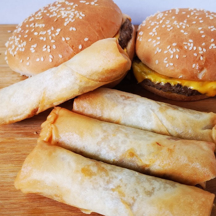 GOLDEN FAN Cheeseburger Spring Rolls 20pk