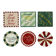 Christmas Coasters Ceramic 10cm Assorted design