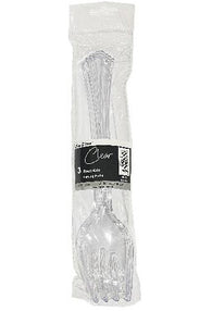 Clear Serving Fork (3pc)
