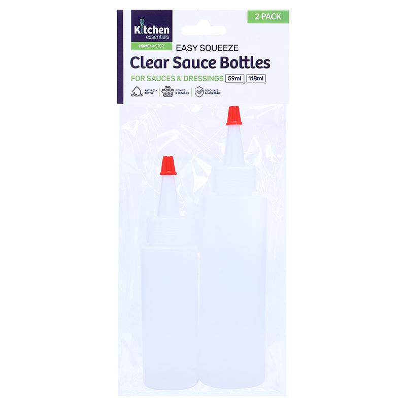 Easy Squeeze Bottles 59ml & 118ml 2pk