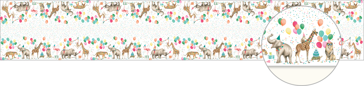 Mix Paper Table Runner Party Animal