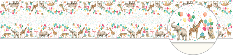 Mix Paper Table Runner Party Animal