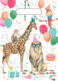 Party Bag 8pk Party Animals