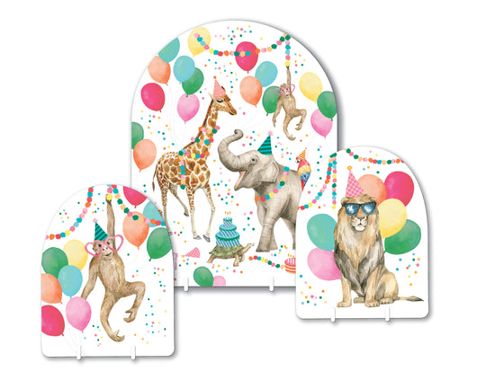 Mix Table Dec 3pk Party Animals
