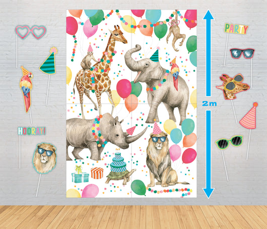 Mix Poster Photo Props Party Animals
