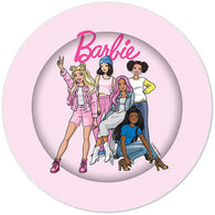 Mix Plates Paper 8PK Barbie