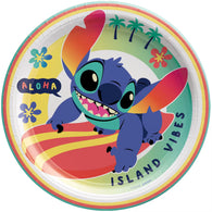 Stitch 9” Paper Plates 8pk