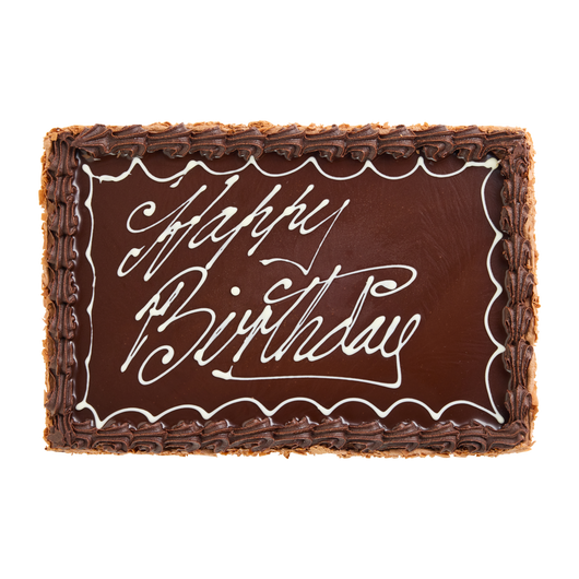The French Kitchen French Mud Cake Happy Birthday