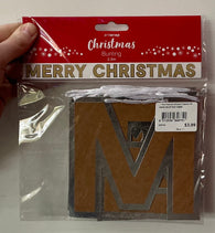 Merry Christmas Bunting