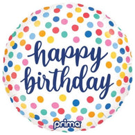 Happy Birthday Colourful Confetti 45cm