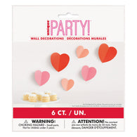 Assorted Heart Wall Decor Kit