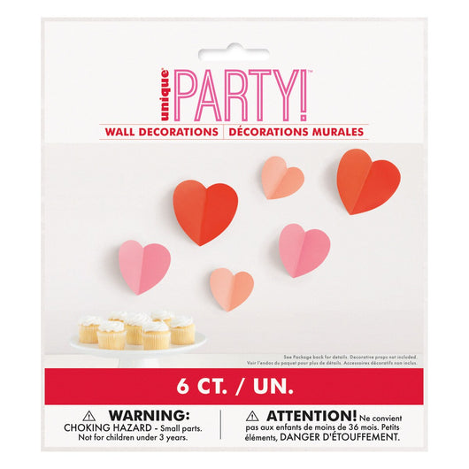 Assorted Heart Wall Decor Kit