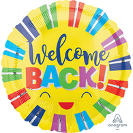 Yellow Multicoloured Welcome Back 18” Foil