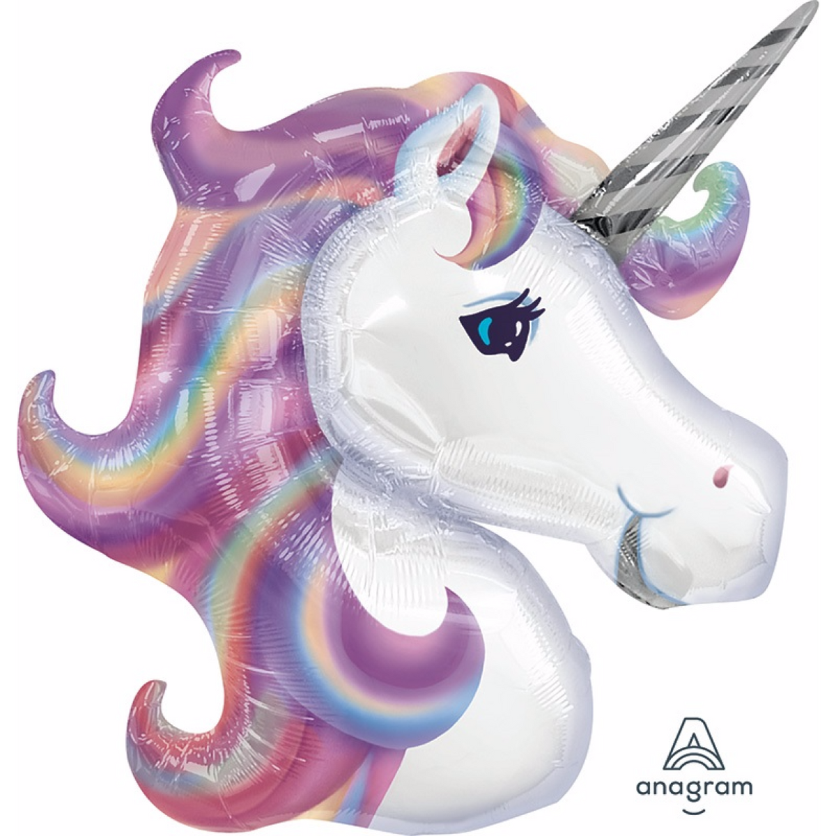 Unicorn Head 33” Foil Balloon
