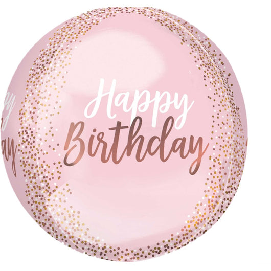 Pink Happy Birthday Orbz
