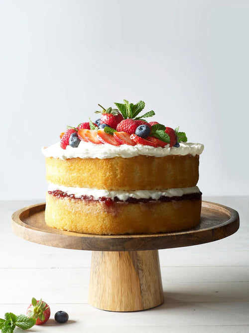 Assemble 30cm x 12cm wood cake stand