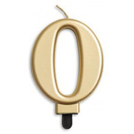 Jumbo Number Candle | Gold