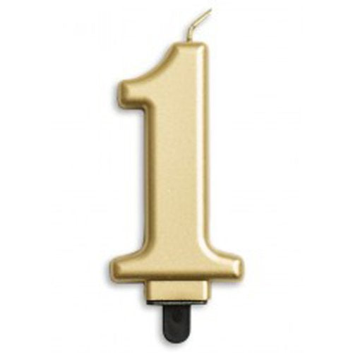 Jumbo Number Candle | Gold