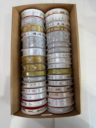 Assorted Christmas Ribbon 2m