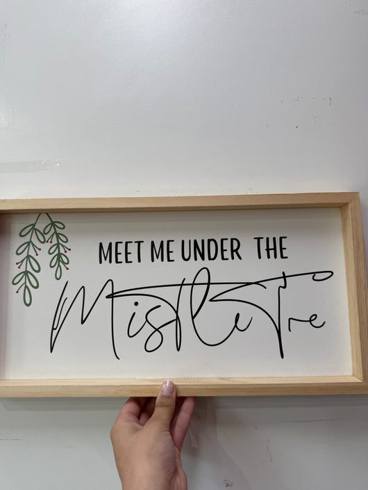 Meet Me Under the Mistletoe Sign