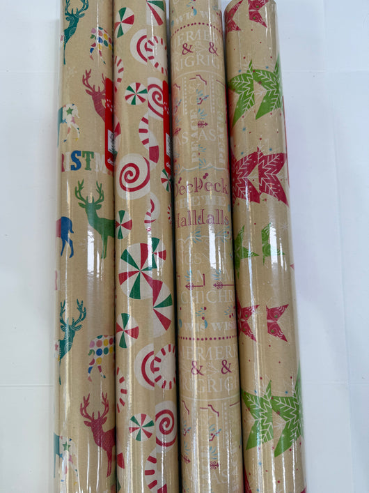 Artwrap Christmas Wrapping Paper 2m