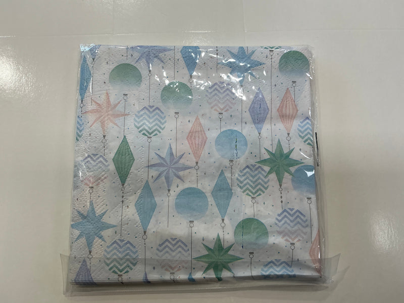 Assortment Trendy Christmas Napkins | 20pk