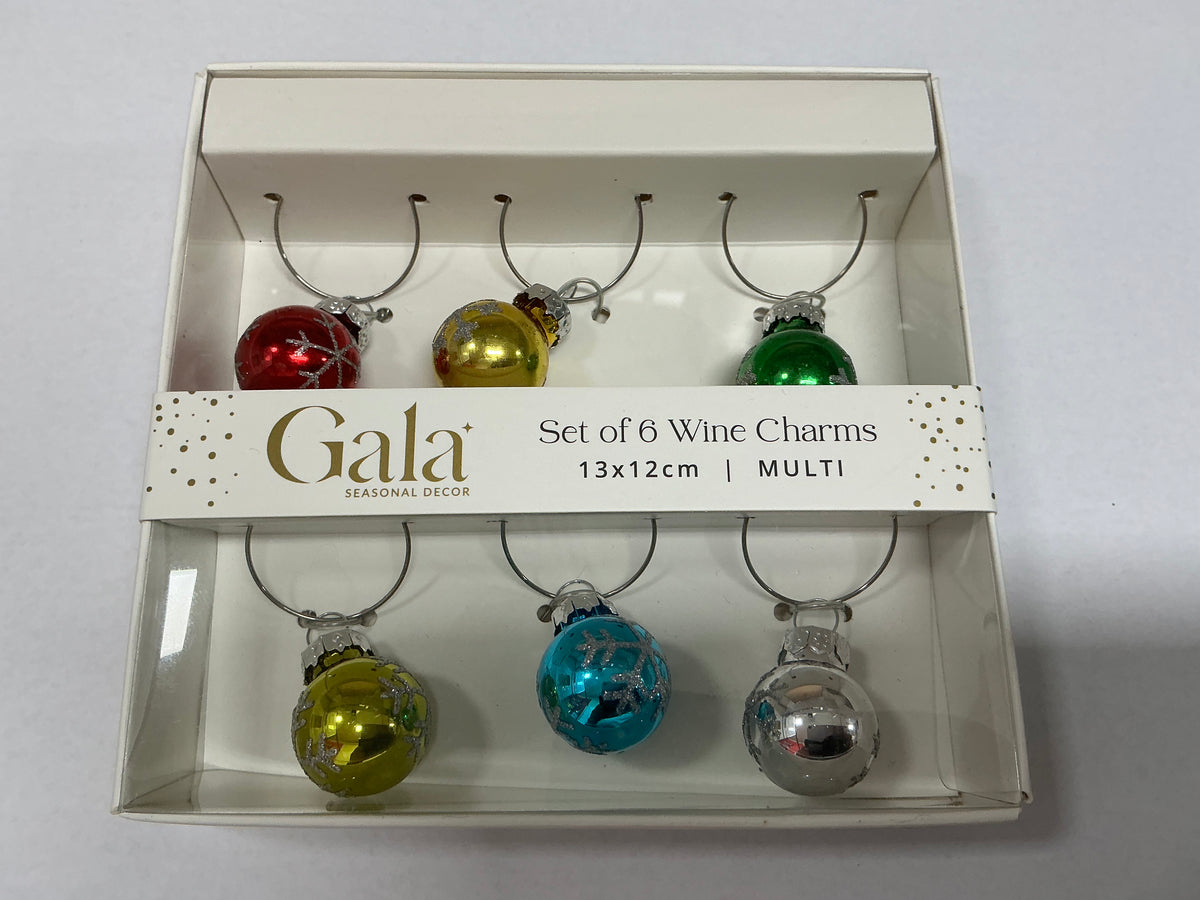 Wine Charms Mix 13x12