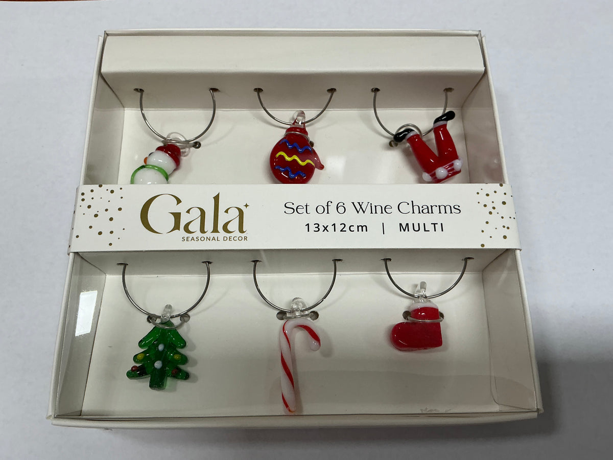 Wine Charms Mix 13x12