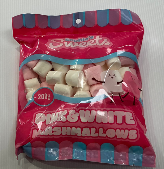 Sophie’s Sweets Pink & White Marshmallows