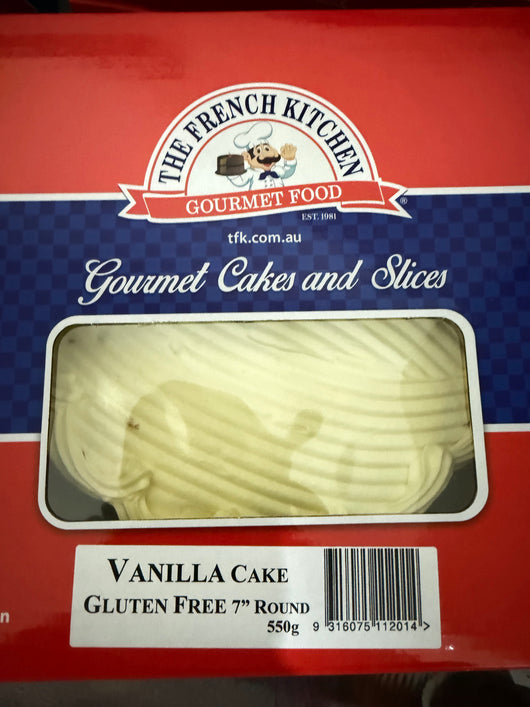 Vanilla Cake Gluten Free 7' Round