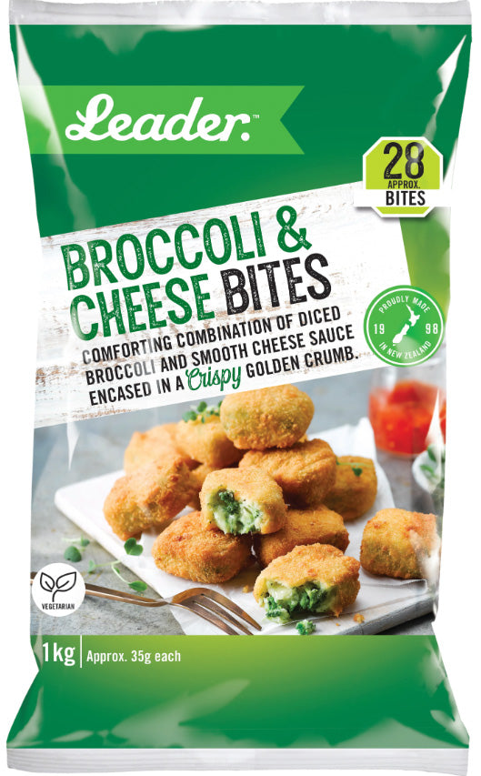 Leader Broccoli & Cheese Bites
