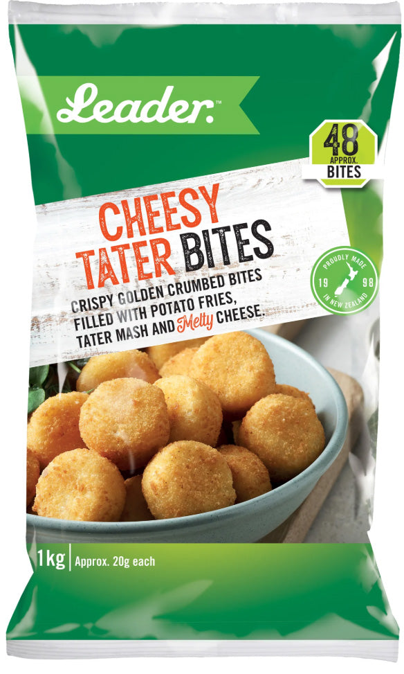 Leader Cheesy Tater Bites 1kg