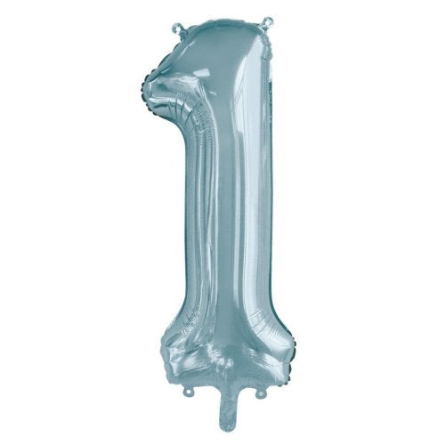 Light Blue Jumbo Number Foils