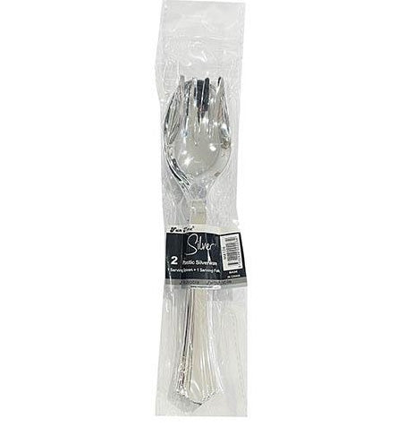 Plastic Silverware (1 Spoon & 1 Fork)