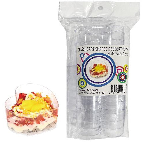 Heart Dessert Cups
