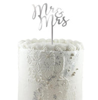 Cake Topper Acrylic | Mr & Mrs